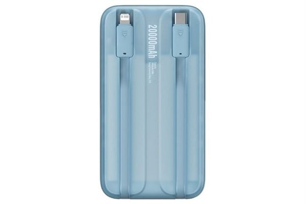 Pin dự phòng Baseus 20.000mAh sạc nhanh 22,5W liền cáp Type C và Lightning - PPMD20 - Ảnh 2