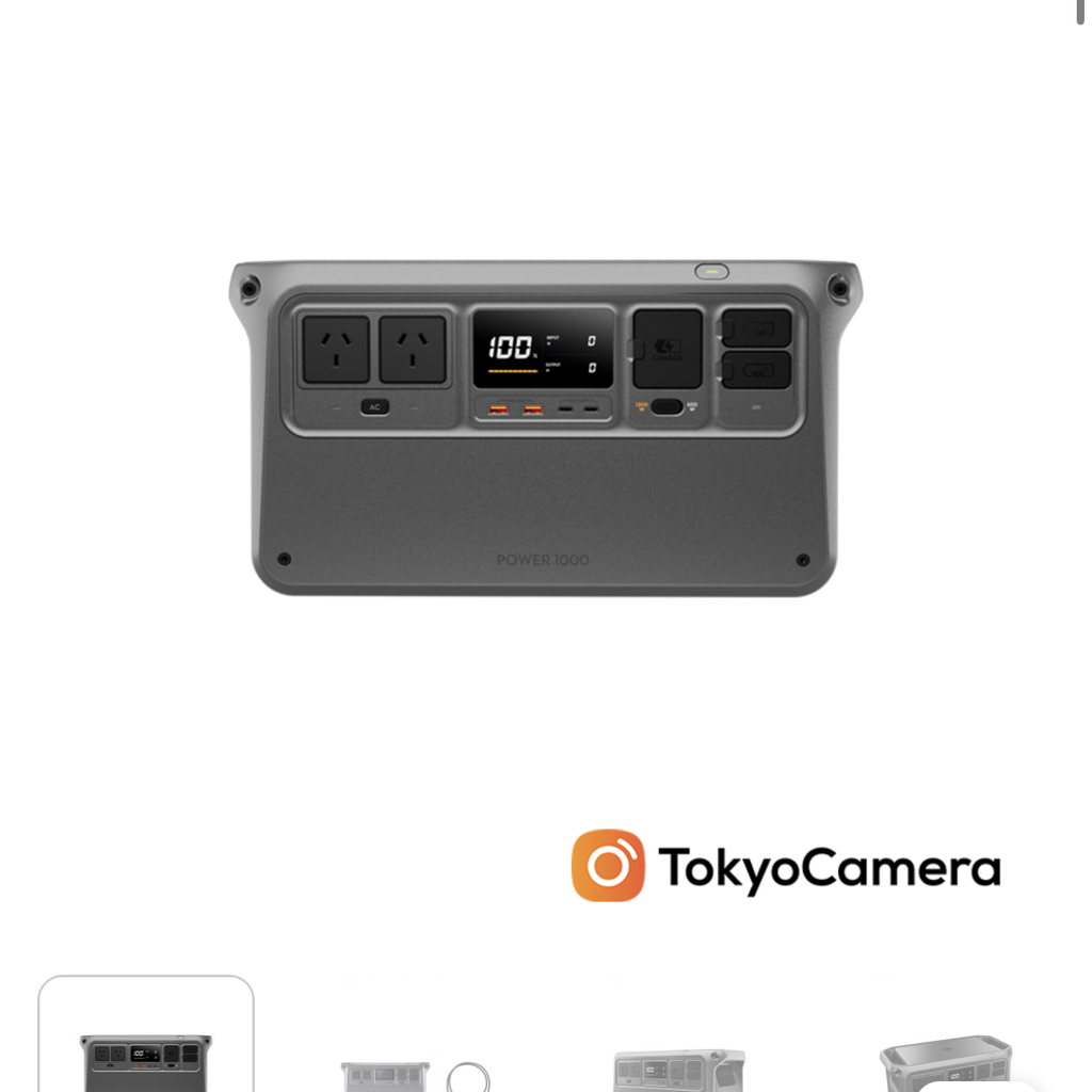 Trạm điện di động DJI Power 1000, dung lượng 1024Wh, công suất 2200W, cổng C sạc 140W - Ảnh 2