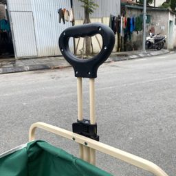 Xe kéo gấp gọn đa năng FREEAIR, camping dã ngoại, kéo đồ nặng - bánh lớn