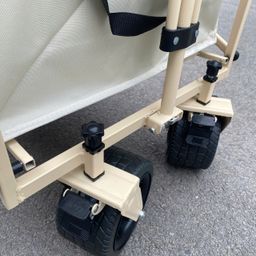 Xe kéo gấp gọn đa năng FREEAIR, camping dã ngoại, kéo đồ nặng - bánh lớn
