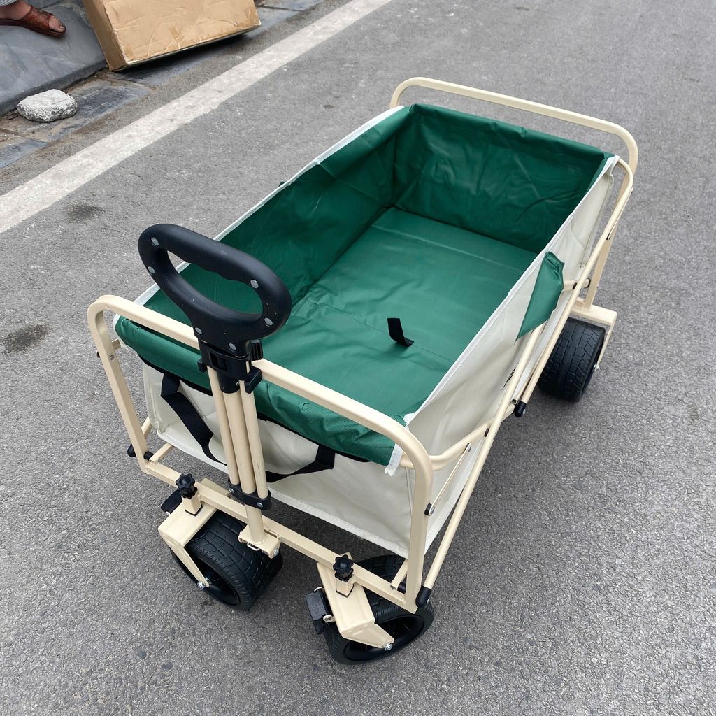 Xe kéo gấp gọn đa năng FREEAIR, camping dã ngoại, kéo đồ nặng - bánh lớn