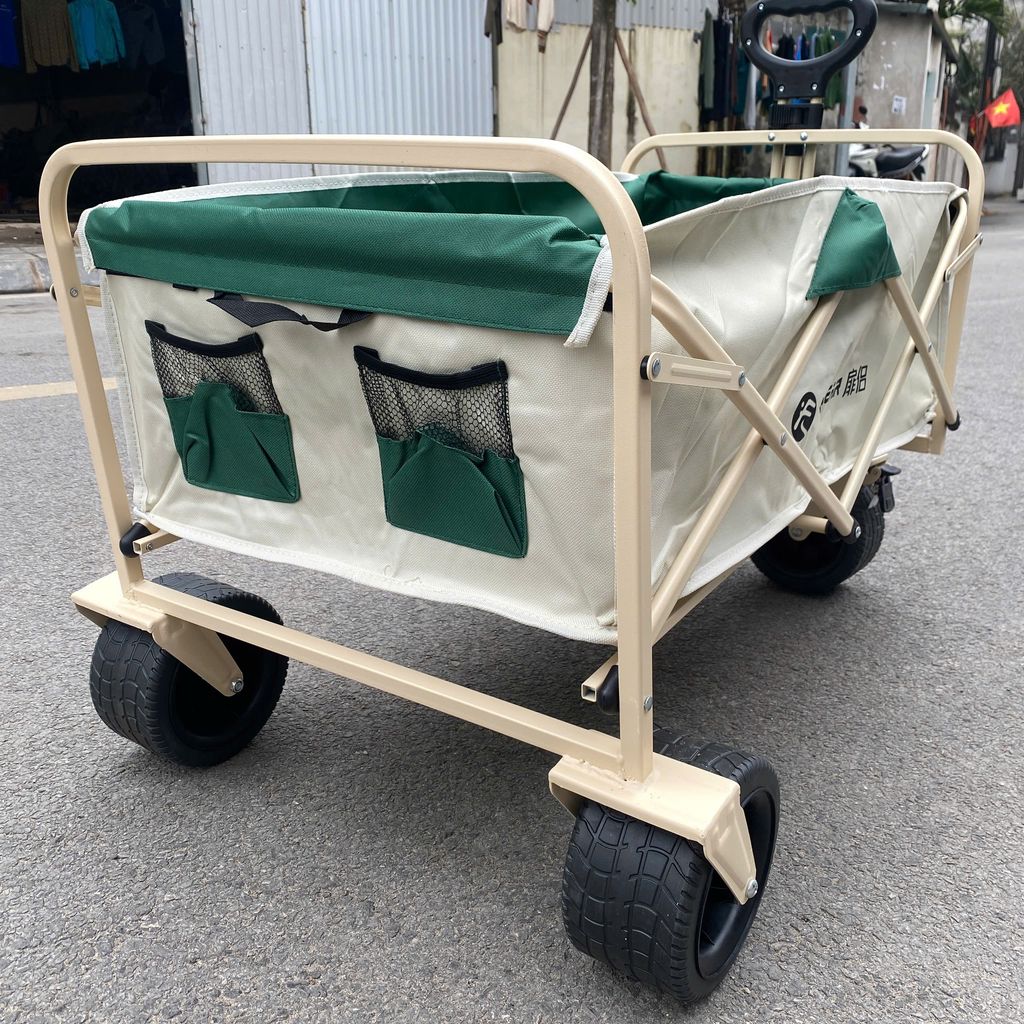 Xe kéo gấp gọn đa năng FREEAIR, camping dã ngoại, kéo đồ nặng - bánh lớn - Ảnh 3
