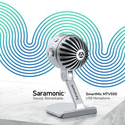 Micro thu âm Saramonic SR-SmartMic MTV550, mic Livestream