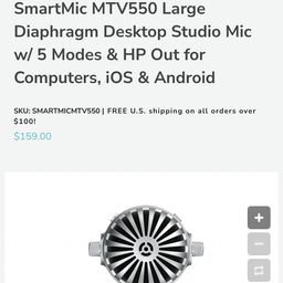 Micro thu âm Saramonic SR-SmartMic MTV550, mic Livestream