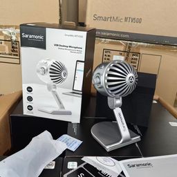 Micro thu âm Saramonic SR-SmartMic MTV550, mic Livestream