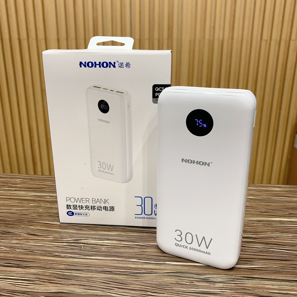 Pin dự phòng 20.000mAh NOHON NX-P17 - sạc nhanh 30W