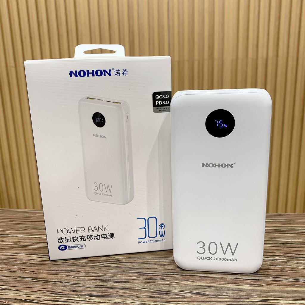 Pin dự phòng 20.000mAh NOHON NX-P17 - sạc nhanh 30W - Ảnh 2