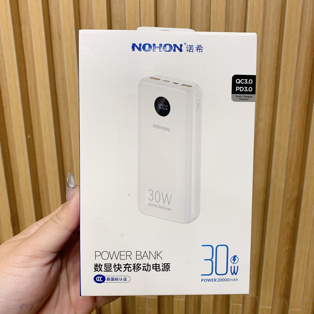 Pin dự phòng 20.000mAh NOHON NX-P17 - sạc nhanh 30W - Ảnh 9