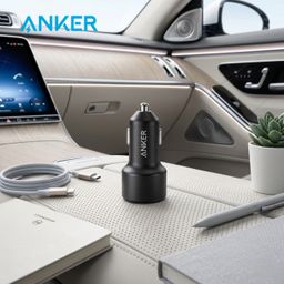 Củ sạc nhanh 40W ô tô ANKER 2 cổng USB-C (PD) - Ko hộp