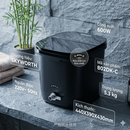 Bồn ngâm chân massage SKYWORTH 802DK-C