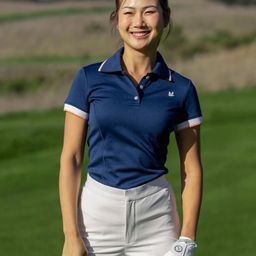 Áo Polo Golf Nữ Hirondelle Koko ( màu trắng )