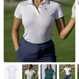 Áo Polo Golf Nữ Hirondelle Koko ( màu trắng )