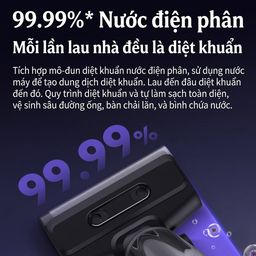 Máy lau nhà + hút bụi thông minh INXNI Z3 NEO (quốc tế), tự giặt giẻ & diệt kh…