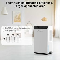 Máy hút ẩm bán dẫn thông minh Hysure - có remote, đèn diệt khuẩn