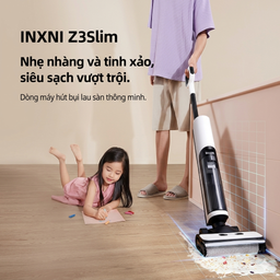 Máy lau nhà & hút bụi INXNI Z3 Slim tự giặt giẻ & diệt khuẩn