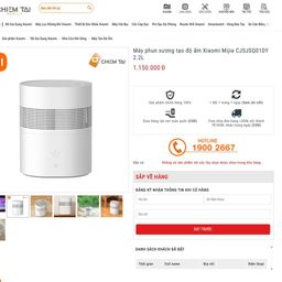 Máy phun sương tạo độ ẩm thông minh Xiaomi Mijia CJSJSQ01DY 2.2L (kết nối App…