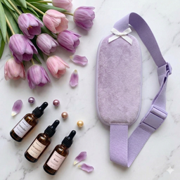 Đai sưởi chườm nóng thông minh, kiêm Pin dự phòng 5.000mAh , có Massage OBB-W5