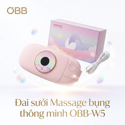 Đai sưởi chườm ấm Massage bụng thông minh OBB-W5 kiêm Pin dự phòng 10.000mAh