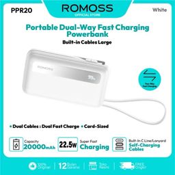 Pin dự phòng Romoss PPR20 20.000mAh sạc nhanh 22.5w ( bị xước vỏ, không hộp )…