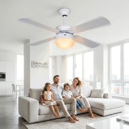 Quạt trần LAVALUX 42 inch, 4 cánh quạt, tích hợp đèn chiếu sáng