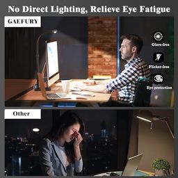 Đèn đọc sách TD01, đèn bàn hai đầu ( Hàng Amazon ) MÀU TRẮNG