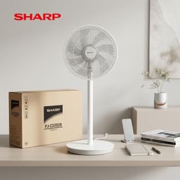 Quạt cây AI thông minh SHARP PJ‑CD202B, 15 cánh, công suất 40W, tạo ion
