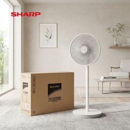 Quạt cây AI thông minh SHARP PJ‑CD202B, 15 cánh, công suất 40W, tạo ion