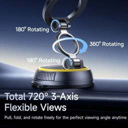 Đế giữ điện thoại trên ô tô hãng Baseus VC2 Flex, hút nam châm Magsafe xoay 720°