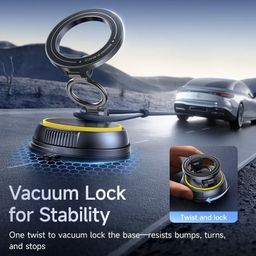 Đế giữ điện thoại trên ô tô hãng Baseus VC2 Flex, hút nam châm Magsafe xoay 720°