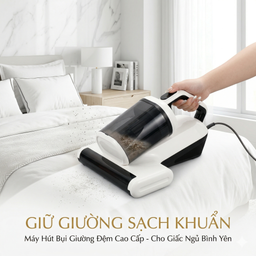 Máy hút bụi giường nệm,thảm ,sofa Epin C001 (400W), diệt khuẩn, dễ vệ sinh