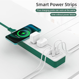 Ổ điện đa năng Sharoher ( Amazon Mỹ ) 2 cổng AC 220v + 2 cổng C sạc 20W+ 2 USB…