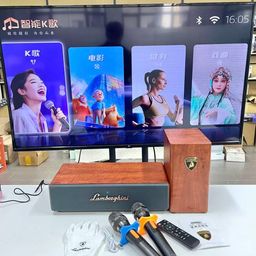Loa Karaoke AI Lamborghini Topi M9 - kèm 2 mic, công suất 60W, chạy Android