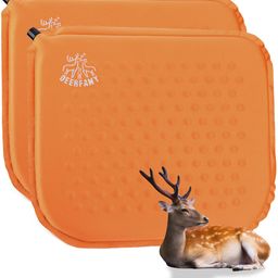 Nệm ngồi tự bơm hơi DEERFAMY ( Amazon Mỹ ) - 00501BL