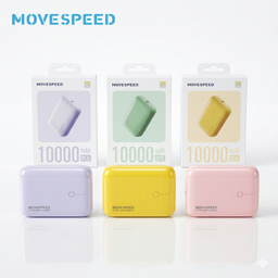 Pin dự phòng MOVESPEED 10.000mAh sạc nhanh 22.5W, ko kèm cáp, random màu