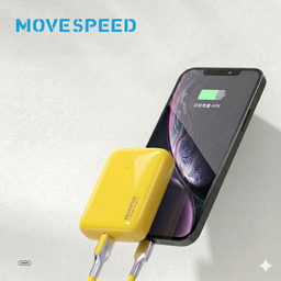 Pin dự phòng MOVESPEED 10.000mAh sạc nhanh 22.5W, ko kèm cáp, random màu