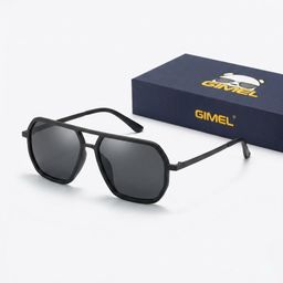 Kính râm GIMEL AVIATOR 2026, kèm túi đựng & khăn lau kính