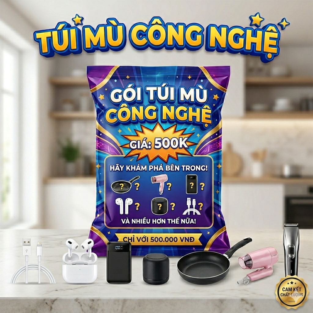 Túi mù 500k - sản phẩm ngẫu nhiên - 100% hàng chính hãng.