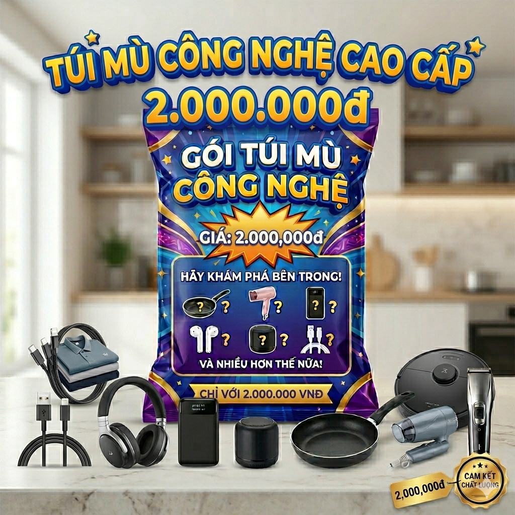 Túi mù 2tr - sản phẩm ngẫu nhiên - 100% hàng chính hãng.