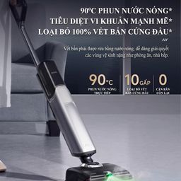 Máy hút bụi lau nhà XIAOMI Dreame Mova X40 Pro lau nước nóng 90°C, giặt & sấy…