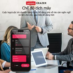 Lenovo ERAZER X8 Tai nghe dịch thuật AI, độ trễ thấp, Bluetooth 5.4