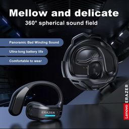 Lenovo ERAZER X8 Tai nghe dịch thuật AI, độ trễ thấp, Bluetooth 5.4