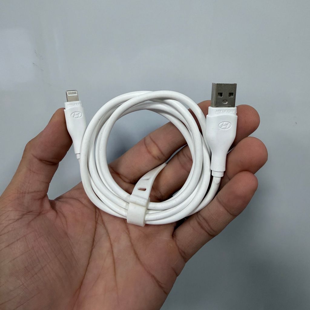Cách sử dụng Dây cáp sạc nhanh iPhone USB - A Hyundai ( ko hộp ) Hướng dẫn thao tác sử dụng và trải nghiệm thực tế Dây cáp sạc nhanh iPhone USB - A Hyundai ( ko hộp )