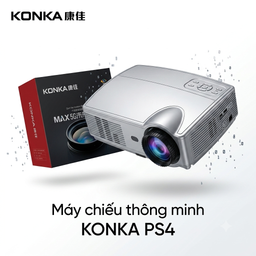 Máy chiếu thông minh KONKA PS4, chạy Android, cài được Youtube