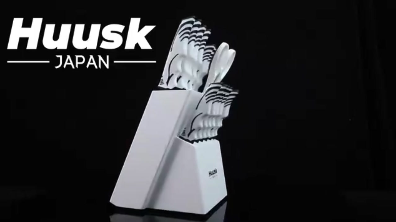 Tính năng Bộ dao bếp 12 chiếc hãng HUUSK ( hàng Amazon Mỹ ) - ko gồm kéo & đế cắm dao Chi tiết tính năng nổi bật và chất liệu bền bỉ của Bộ dao bếp 12 chiếc hãng HUUSK ( hàng Amazon Mỹ ) - ko gồm kéo & đế cắm dao