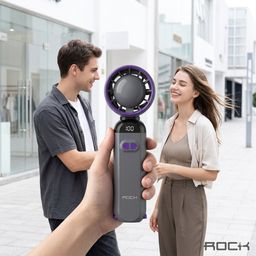 Quạt cầm tay Turbo ROCK LQ-217B, 100 cấp độ gió