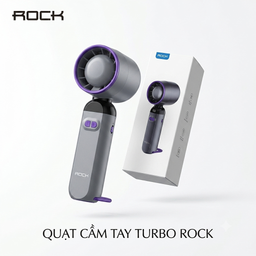 Quạt cầm tay Turbo ROCK LQ-217B, 100 cấp độ gió