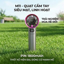 {Order giao 30/4} Quạt cầm tay mini Funsnap M11 , pin 1800mAh