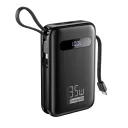 Pin dự phòng 20.000mAh EnergyQC, sạc nhanh 35w cho iPhone 17 , liền 2 dây sạc C & L