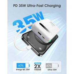 Pin dự phòng 20.000mAh EnergyQC, sạc nhanh 35w cho iPhone 17 , liền 2 dây sạc…