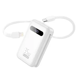 Pin dự phòng 20.000mAh EnergyQC, sạc nhanh 35w cho iPhone 17 , liền 2 dây sạc…